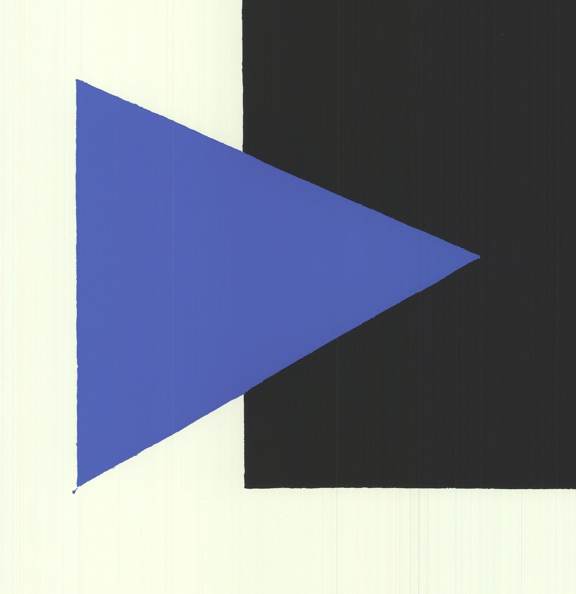 Casimir Malevic 'Triangle and Rectangle' 1991- Serigraph For Sale 1