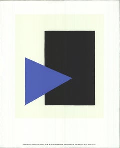 Casimir Malevic 'Triangle and Rectangle' 1991- Serigraph