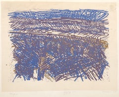 Caupina, Abstract Expressionist Screenprint by Peter Kalen