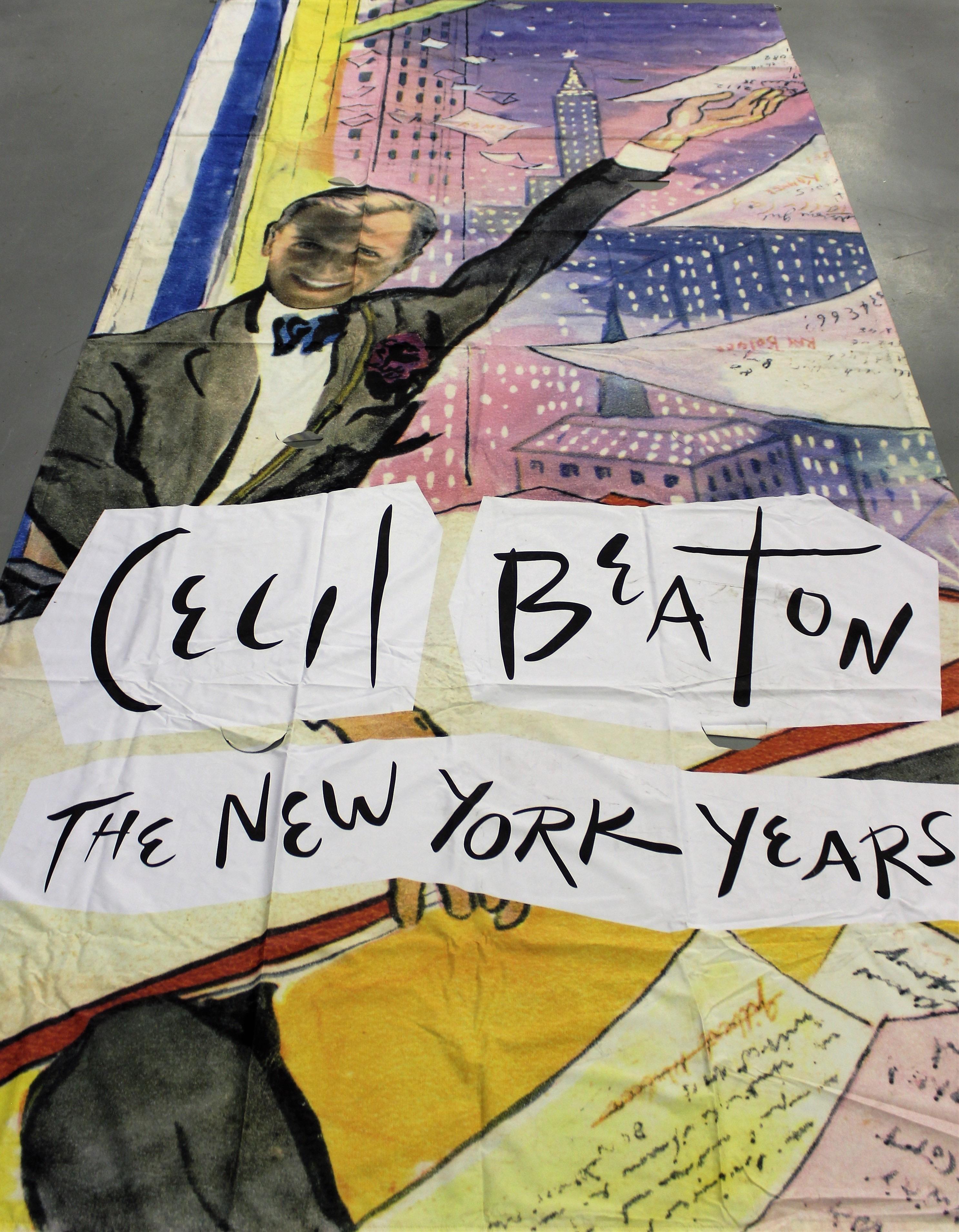 "Cecil Beaton's New York Museum Banner"