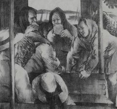 Celia Frances Bedford (1904-1959) - Framed 1930 Lithograph, French Fisherwomen