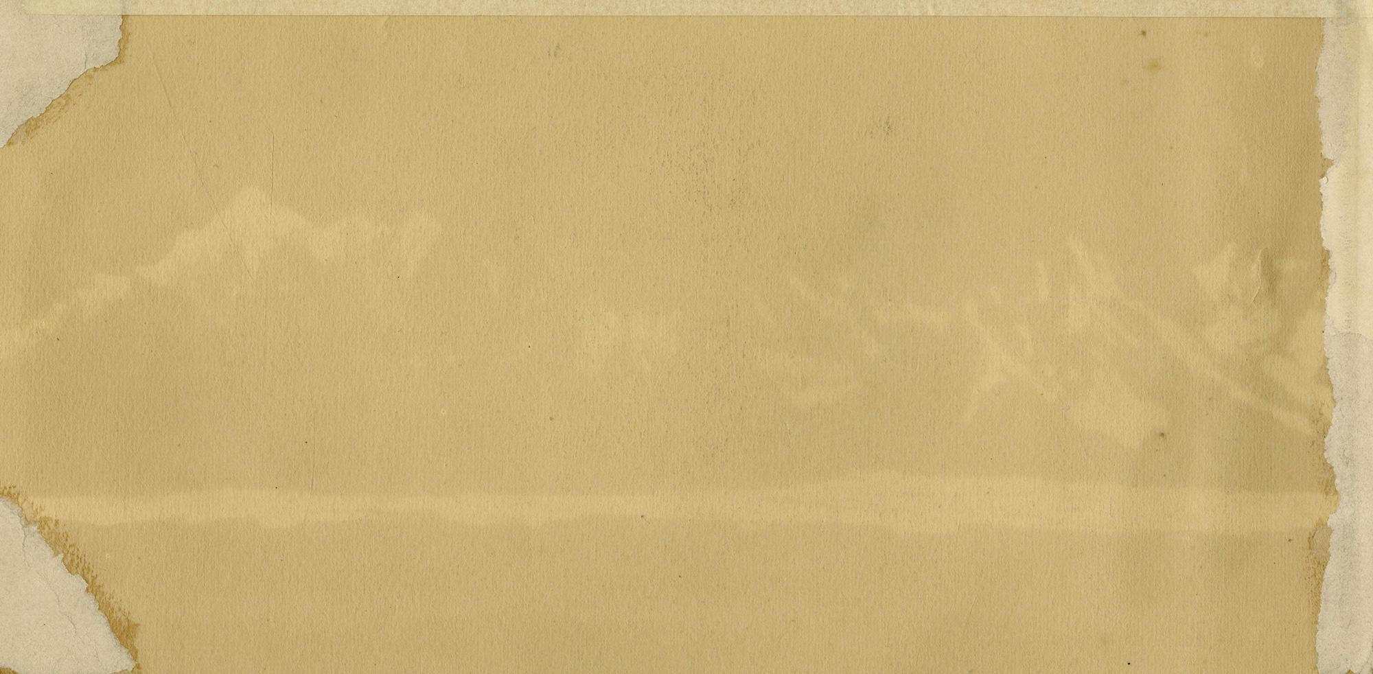 Chaîne de Aravais (Gebirge in den Alpen) - Französische Schule, Zeichnung, um 1850 – Art von Unknown