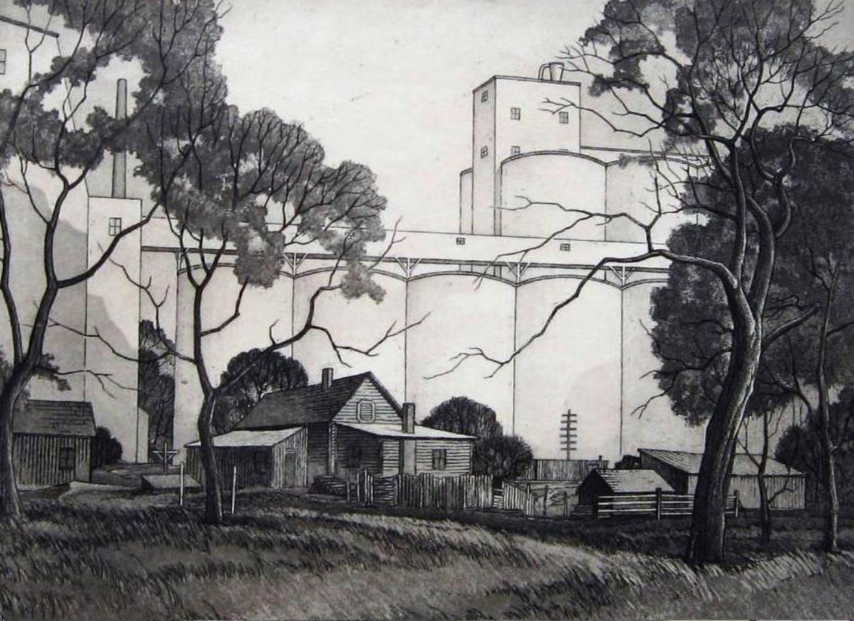 Charles Capps Original Pencil Signed Etching, 1954, 