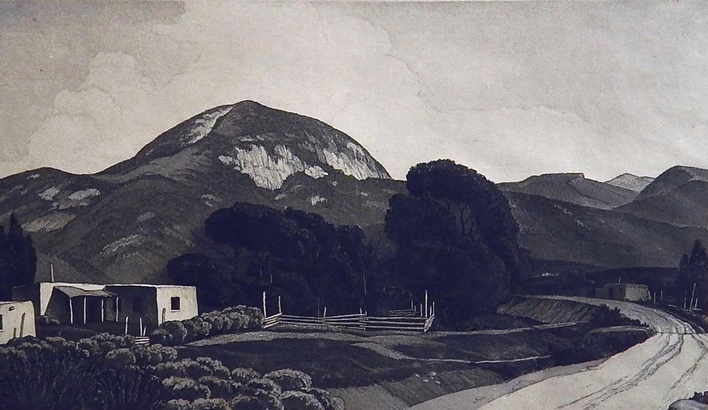 Charles Capps Pencil Signed Original Etching, 1947, 