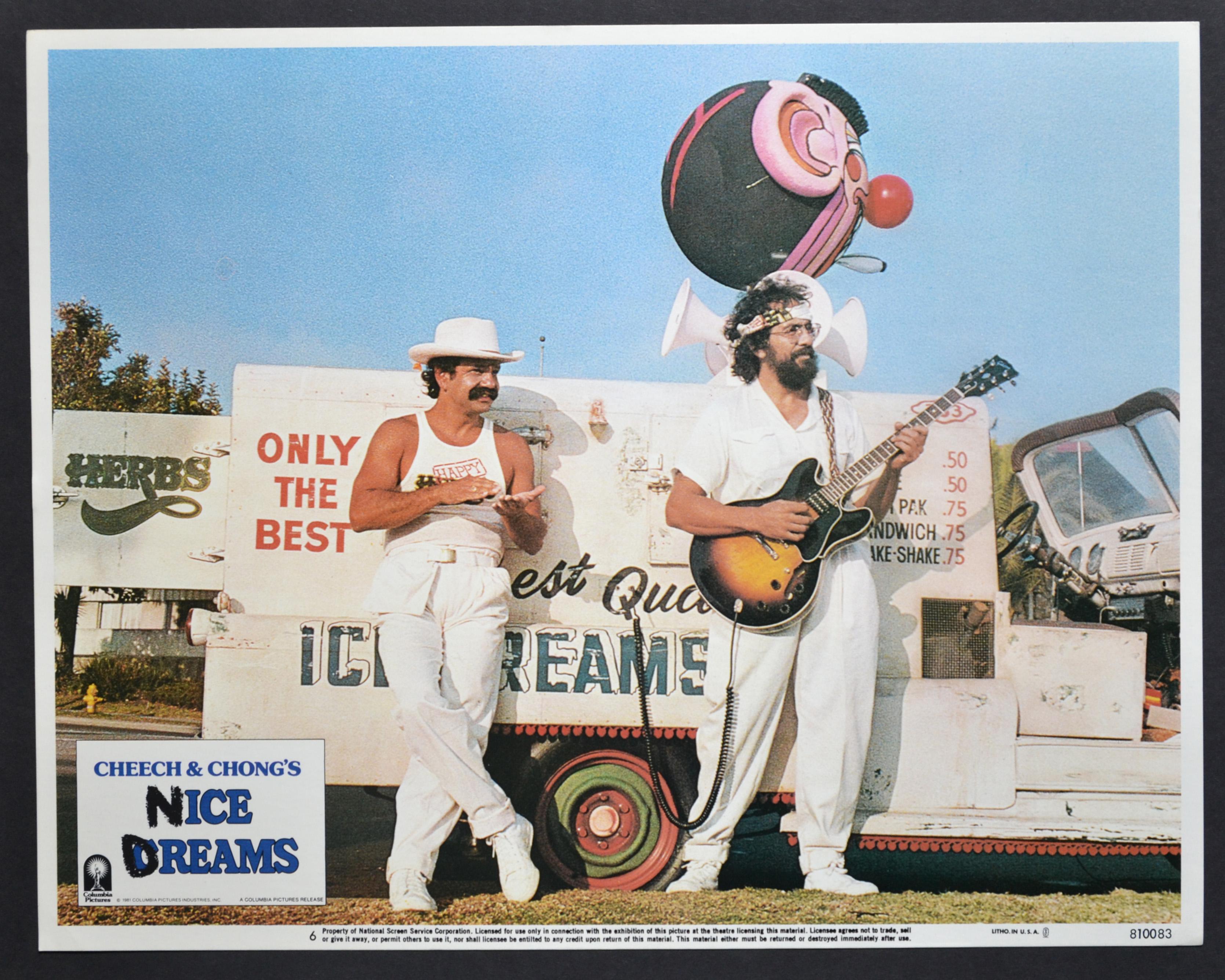Unknown Interior Print - „Cheech And Chong's Nice Dreams“ Original American Lobby Card of Movie, USA 1981