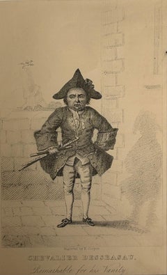 Antique Chevalier Desseasau - Remarkable for his vanity