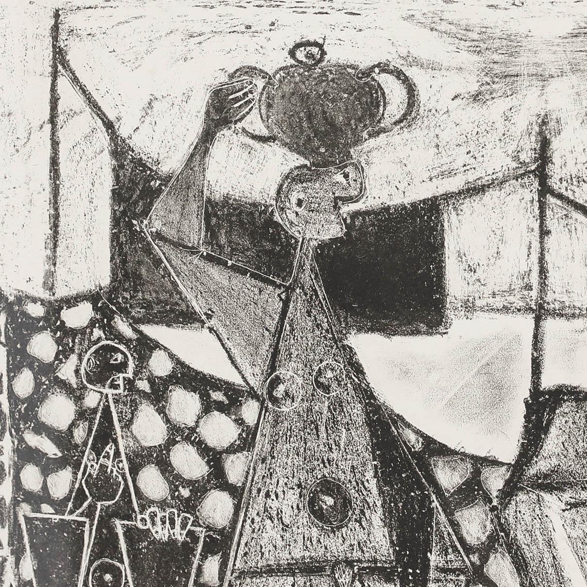 Christian Julia (1921-1991) - Mid 20th Century Etching, Craftspeople 1