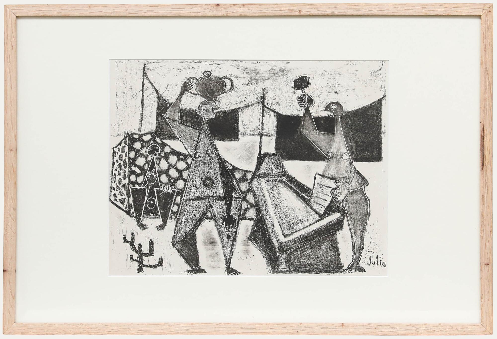 Christian Julia (1921-1991) - Mid 20th Century Etching, Craftspeople