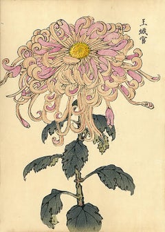 Chrysanthemum Woodblock Print - 18