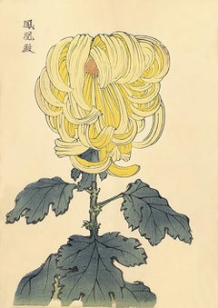 Chrysanthemum Woodblock Print - 6