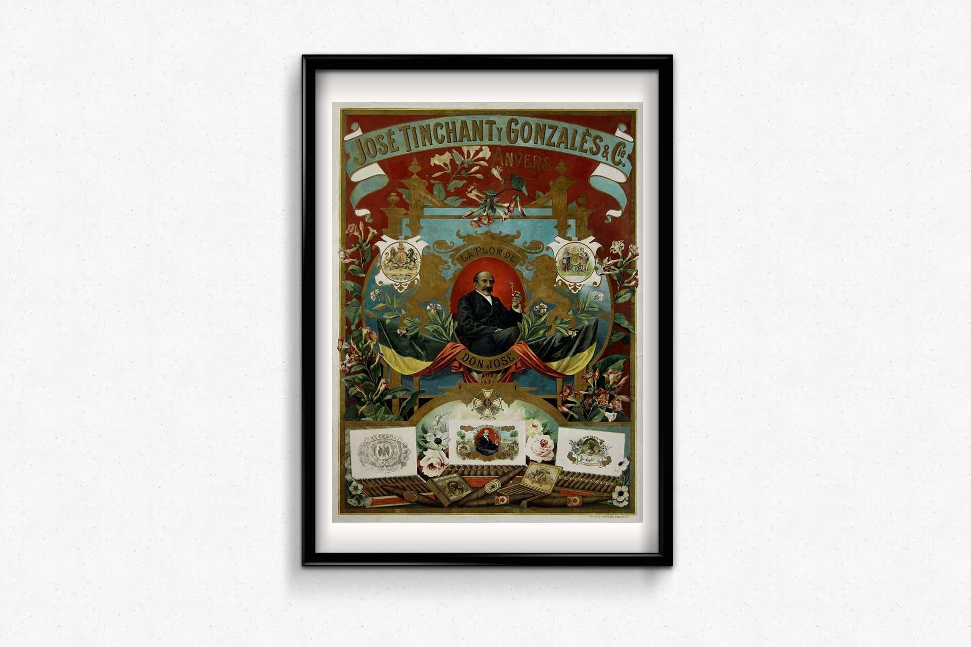 The circa 1890 original poster titled 