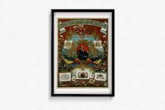 Circa 1890 original poster José Tinchant y Gonzales & Cie La Flor de Don José