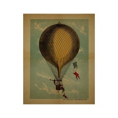 Affiche de la Montgolfière Française, circa 1900