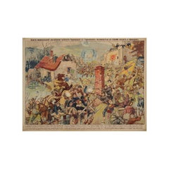 Circa 1915 Russian WWI Poster – Capture of Przemysl Fortress