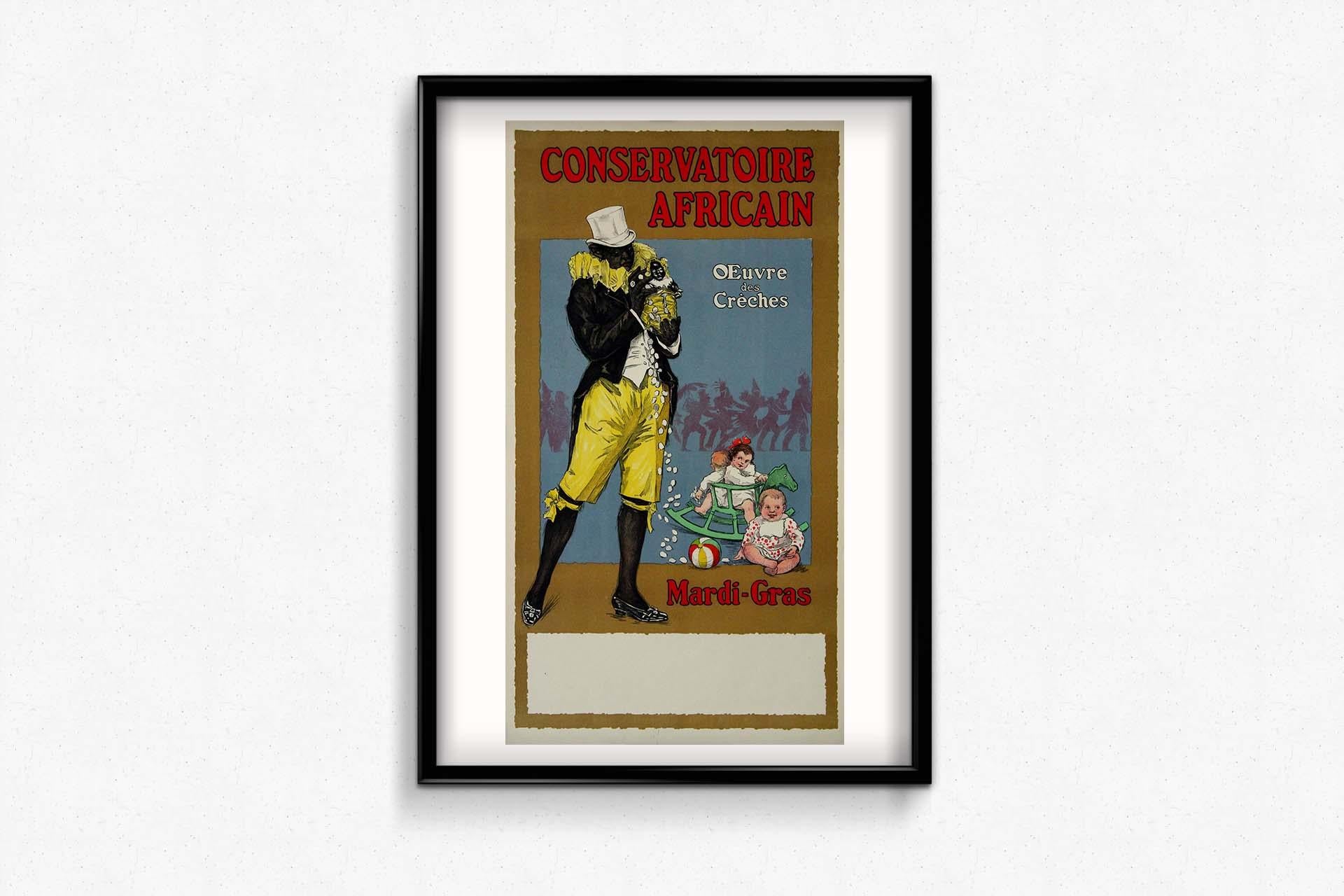 L'affiche originale datant de 1920 intitulée 
