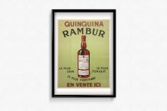 Circa 1920 Original poster - Quinquina Rambur apéritif