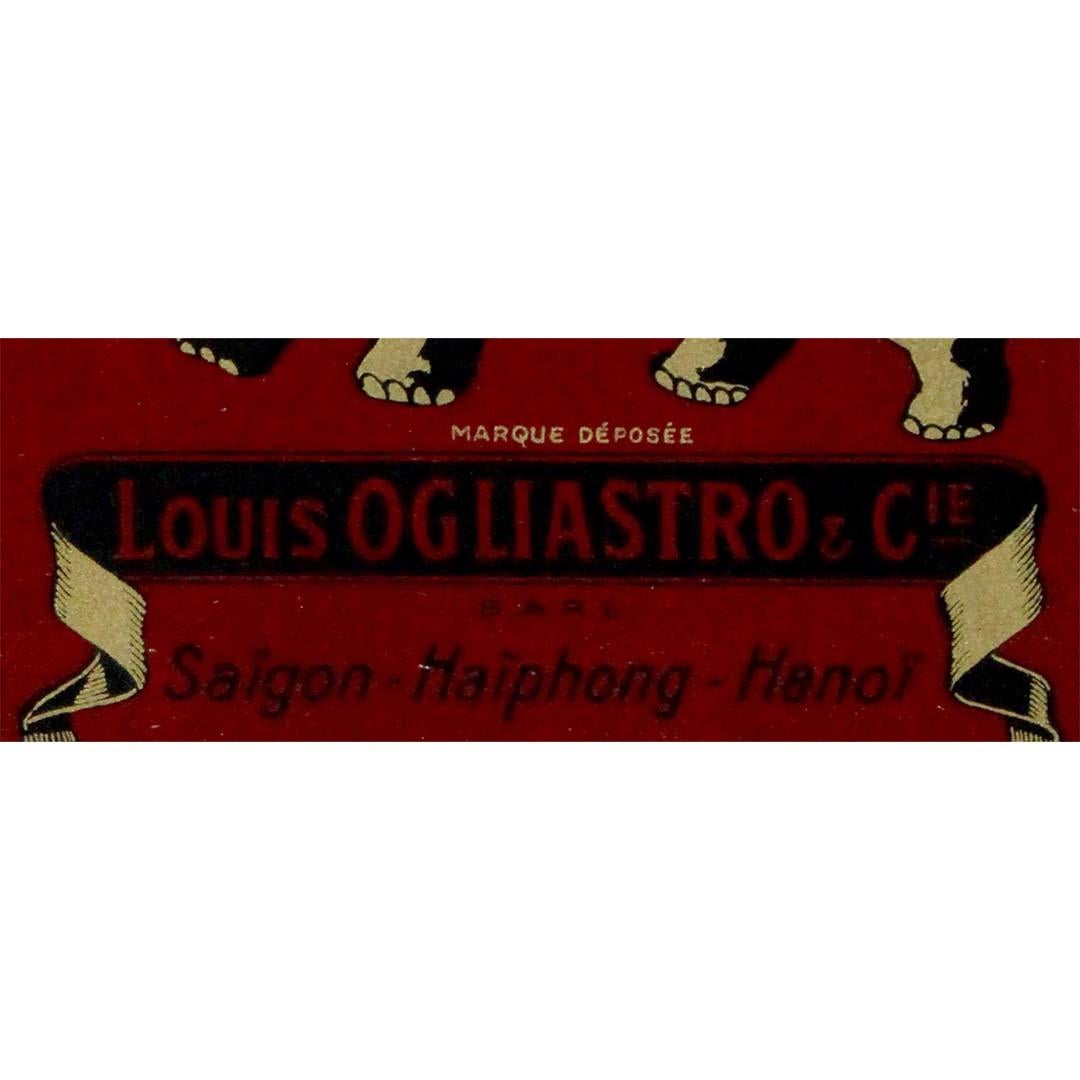 Circa 1930 - Louis Ogliastro & Cie - Commerce de l'ère coloniale dans le Southeast Asia en vente 1