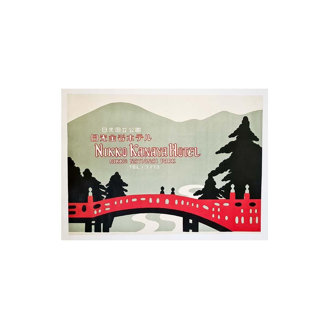 Japanisches Originalplakat im Art-Déco-Stil des Hotels Nikko Kanaya aus dem Jahr 1930 – Print von Unknown