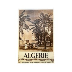 Circa 1930 Poster originale Fai dell'Algeria il viaggio più bello della tua vita