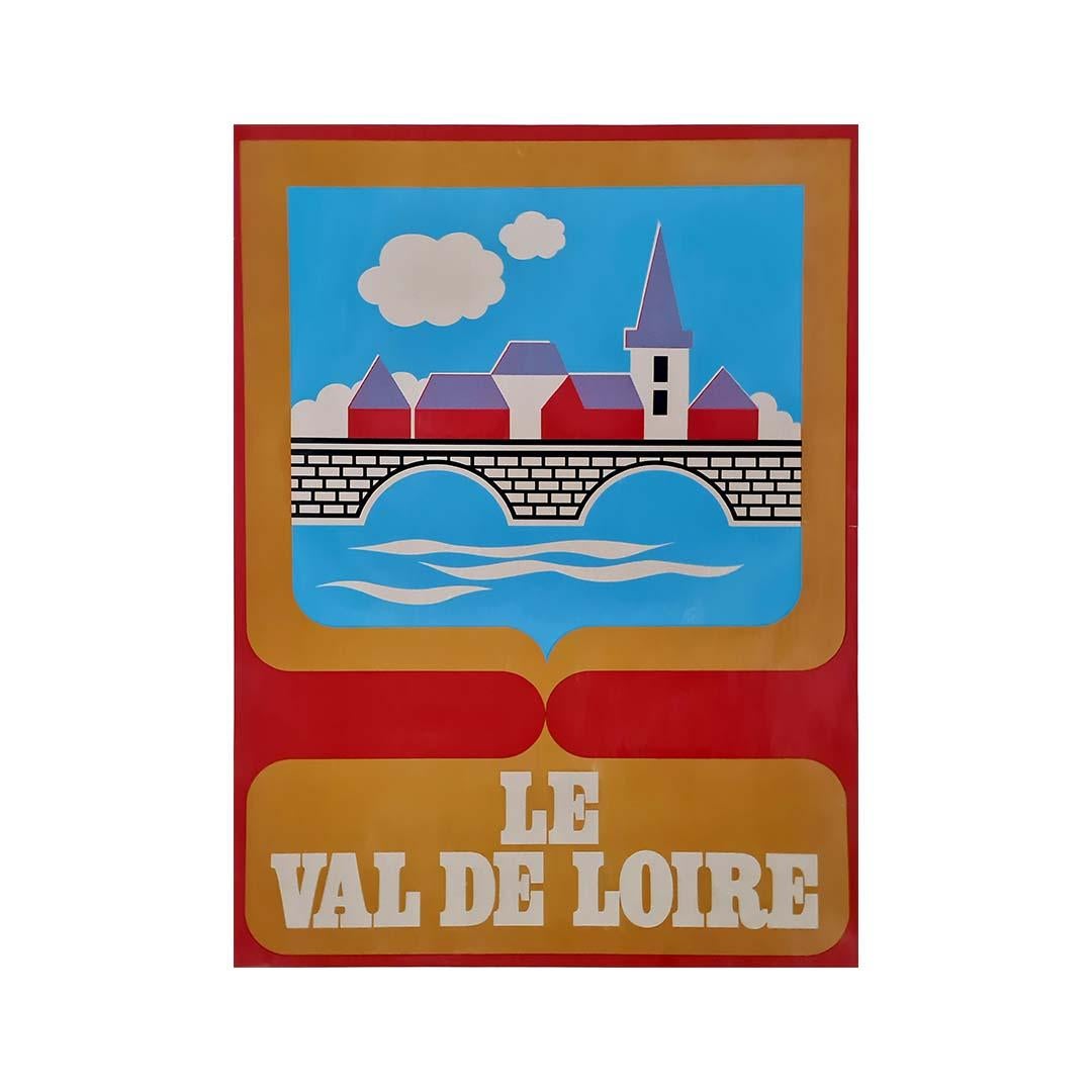 Circa 1930 vintage poster celebrating the Val de Loire region For Sale 2