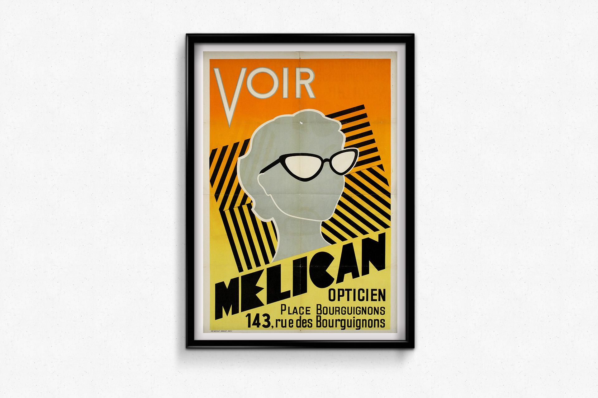 This circa 1940 original advertising poster, 