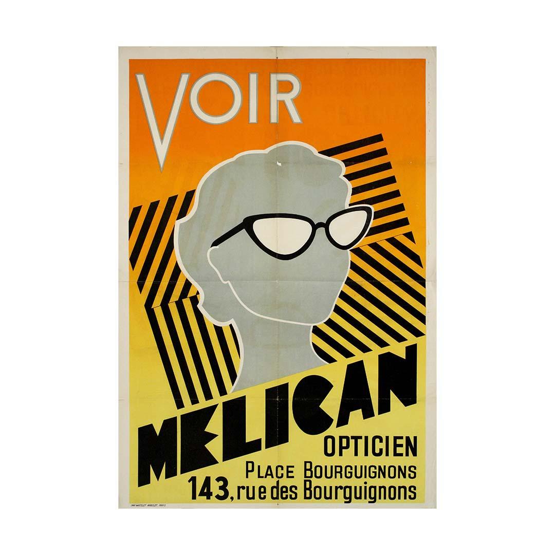 Circa 1940 original advertising poster 