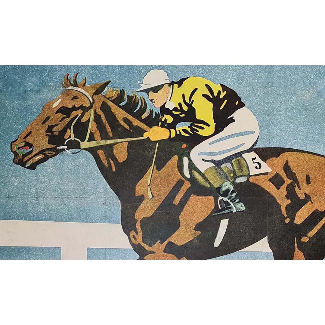 Circa 1940 Original poster - Horse racing - Jockey 1
