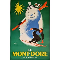 CIRCA 1940 Original-Reiseplakat von Jean Even - Le Mont-Dore Auvergne