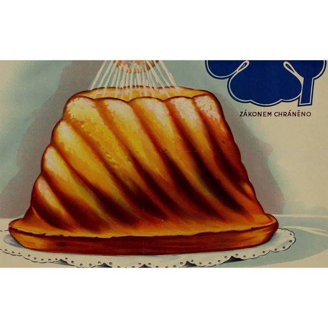 Cartel publicitario original de circa 1950 para 