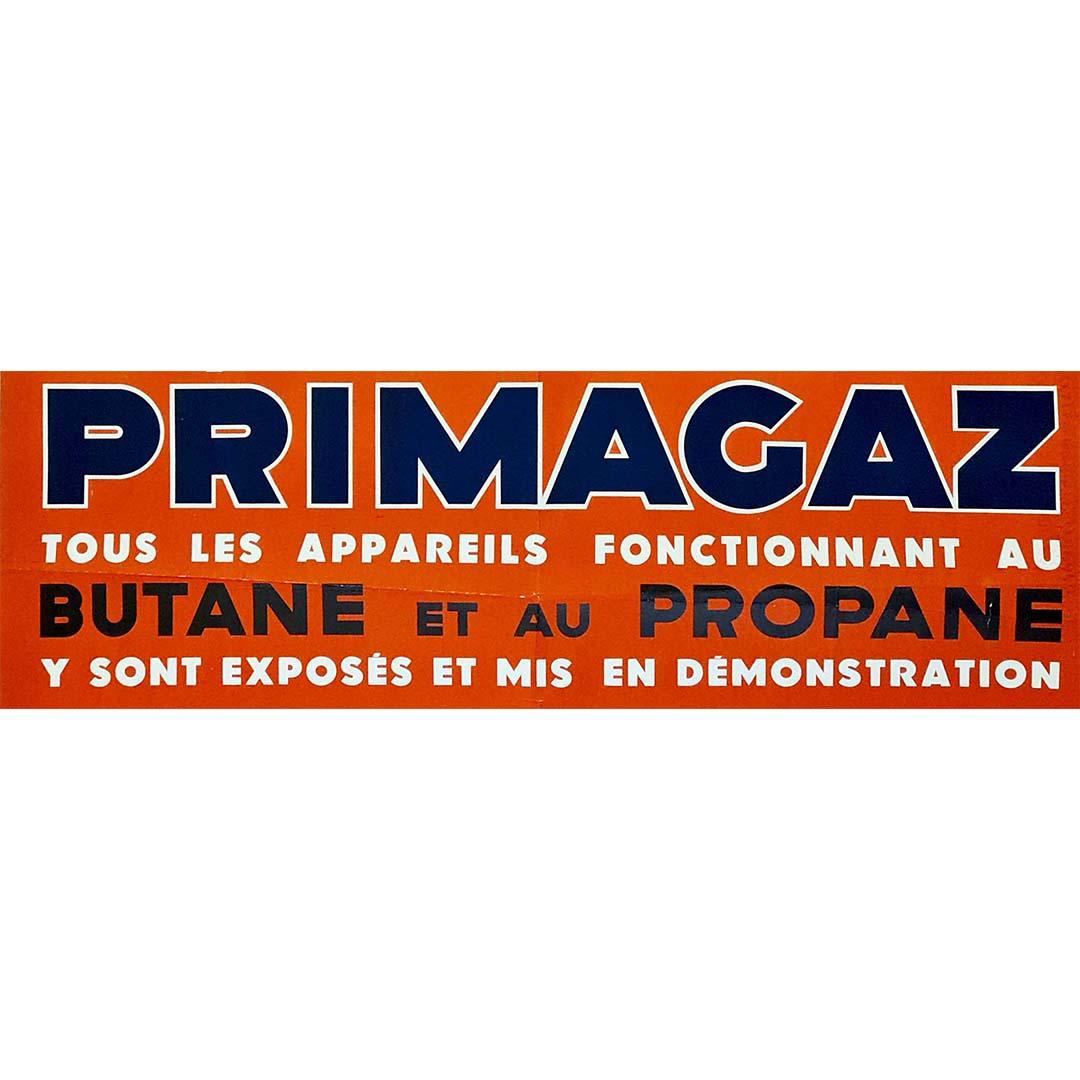 Circa 1950 Original Poster for Primagaz - Advertising poster For Sale 1