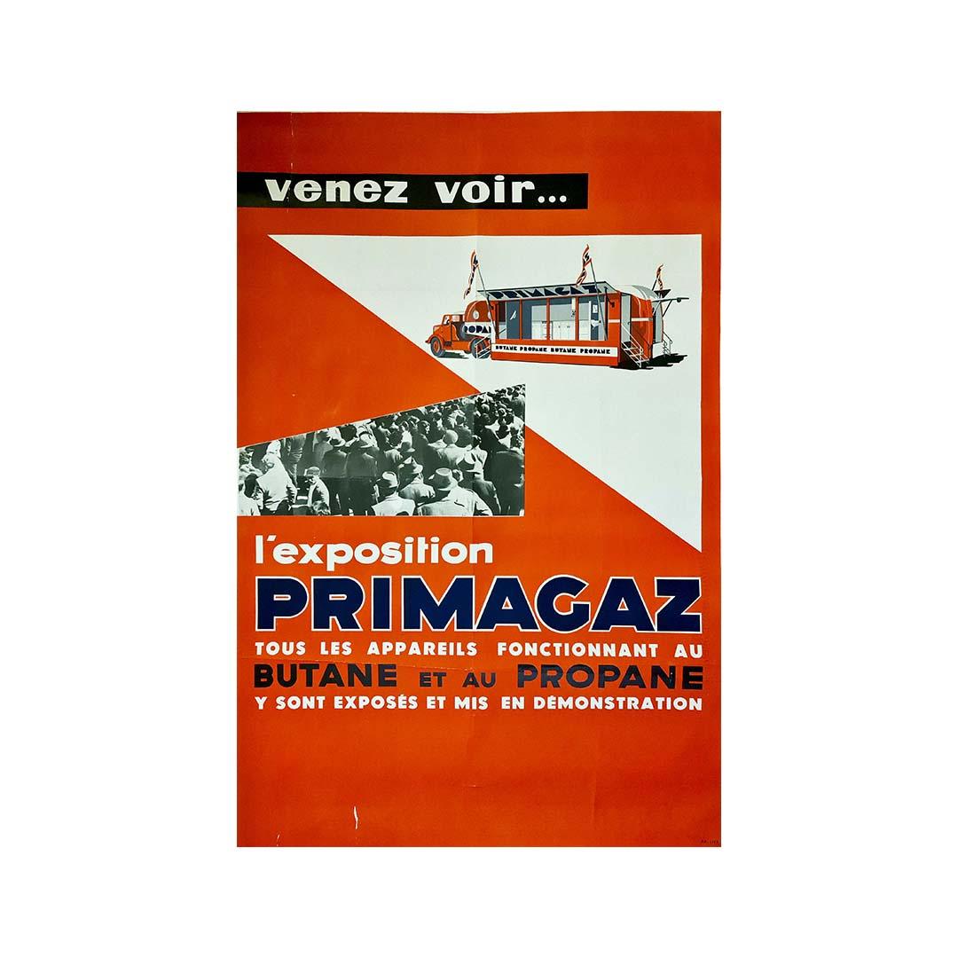 Circa 1950 Original Poster for Primagaz - Advertising poster - Print by Unknown