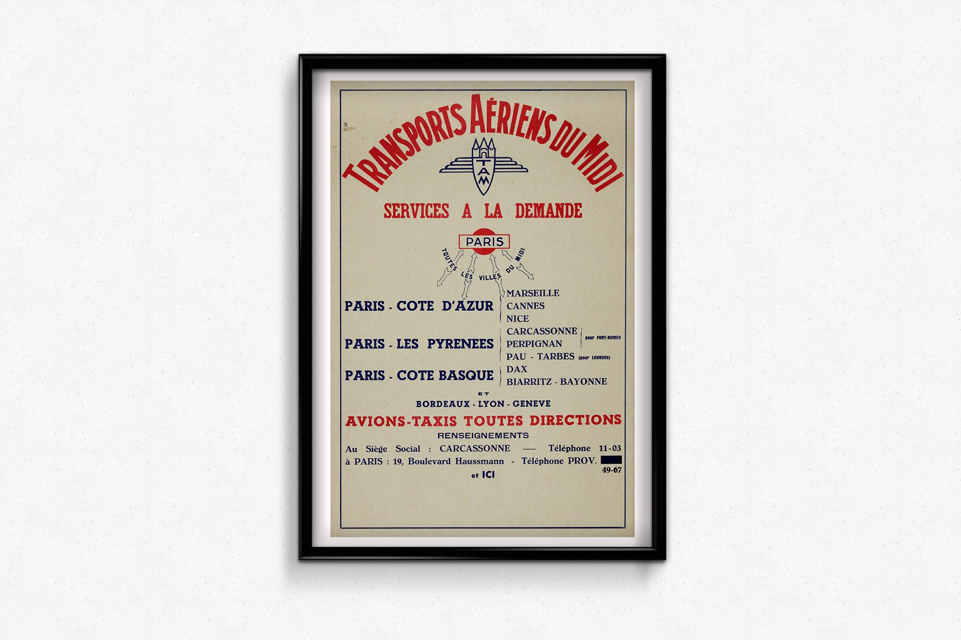 Circa 1950 original 