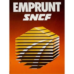 Circa 1970 Emprunt SNCF poster - French Railway