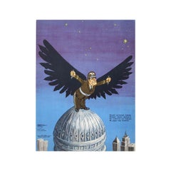 Circa 1970 Soviet propaganda poster - Western military alliances Cold War