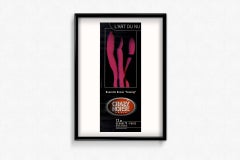 Circa 1980 poster for the Crazy Horse Paris "L'art du Nu"