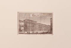 Cityscape of Genova - Etching on Paper - 18th Century
