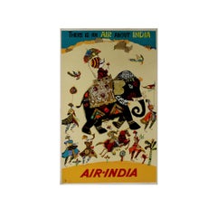 Air-India poster from 1968 - There is an air about India