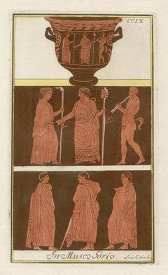 Classical Greek Vase-Painting Engraving by Passeri