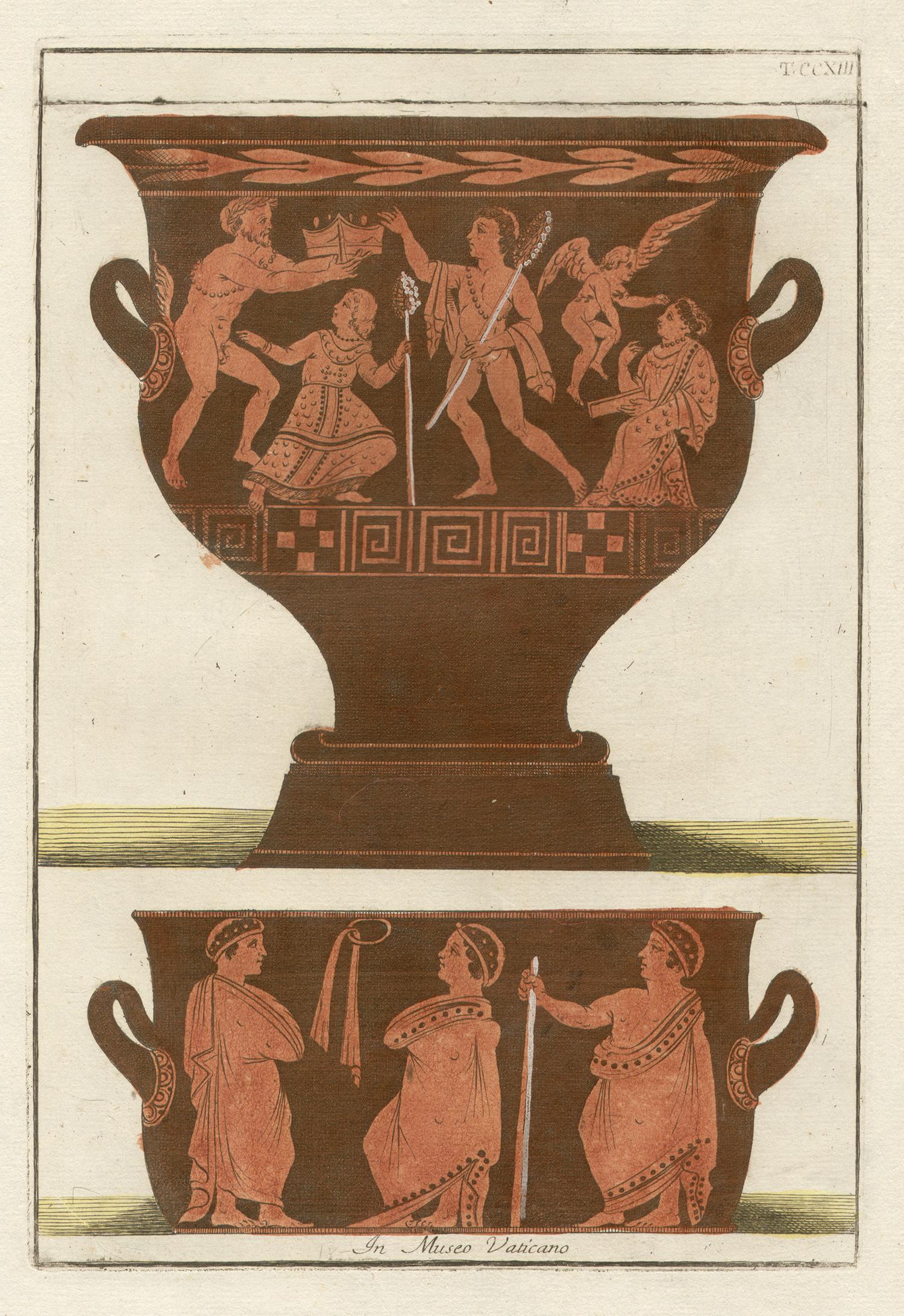 Unknown Figurative Print - Classical Greek Vase-Painting Engraving by Passeri
