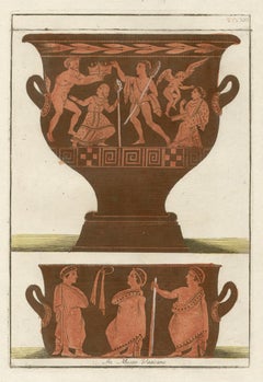 Antique Classical Greek Vase-Painting Engraving by Passeri