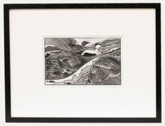 Colin See-Paynton (b.1946) - Framed 20th Century Woodcut, Eider & Cod