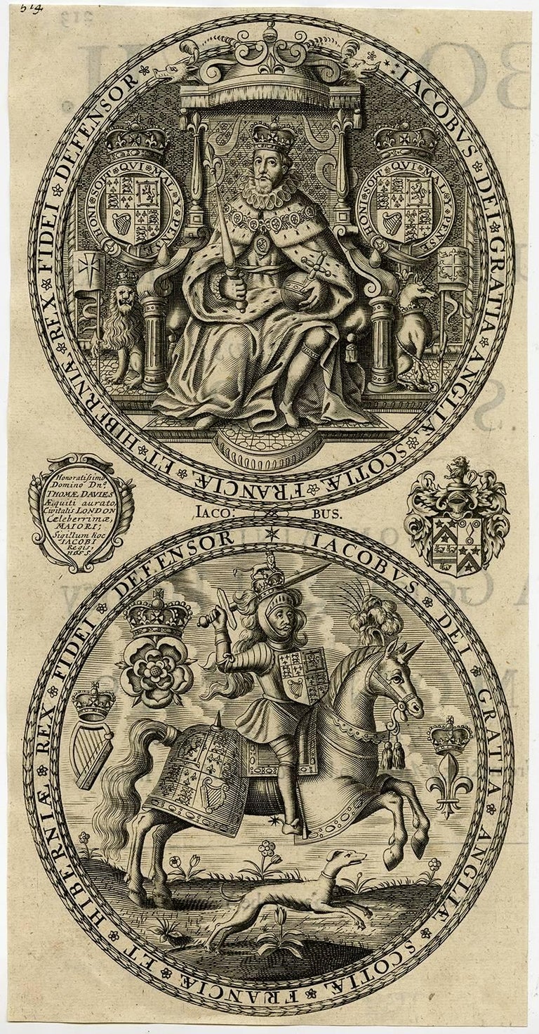 Unknown Collection of four print with depictions of English royal