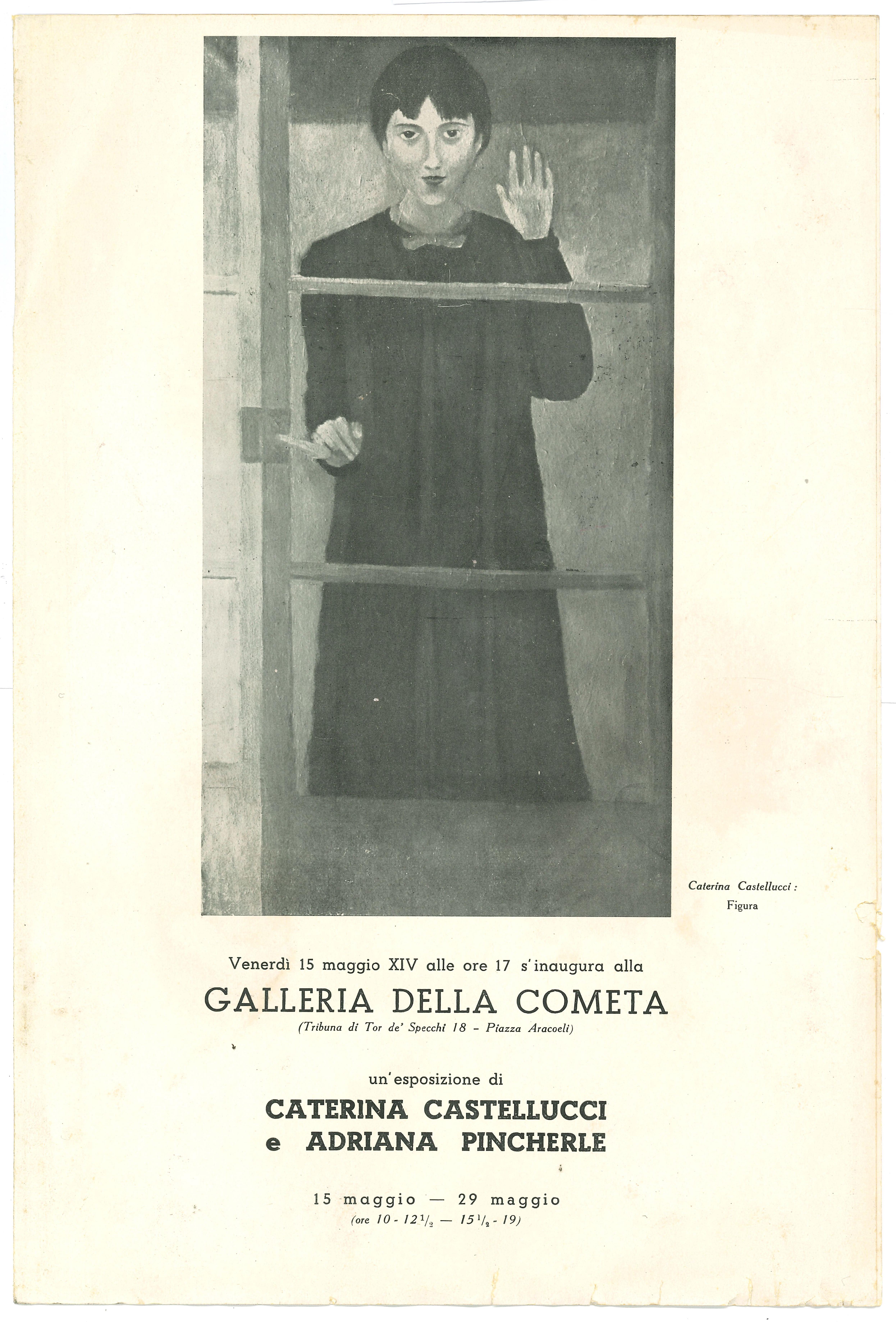 Unknown Figurative Print - Cometa Gallery Vintage Catalogue - Offset Print - 1936