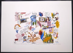 Composizione - Acquaforte originale 1974