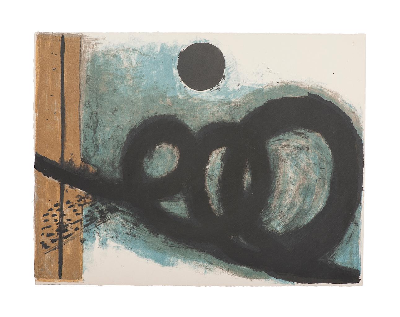 Composition -  Lithograph - 20th Century