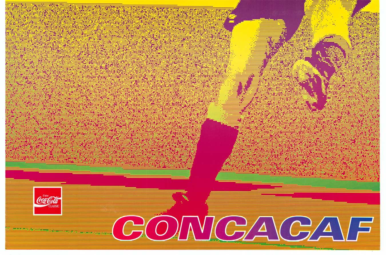 CONCACAF Cup, American Airlines vintage travel poster  Soccer - Pop Art Print by Unknown