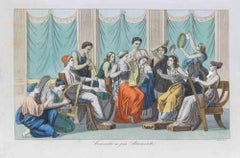 Konzert mit vielen Instrumenten - Lithographie - 1862