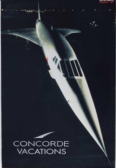 Concorde Vacations, Cartel de viaje original de época