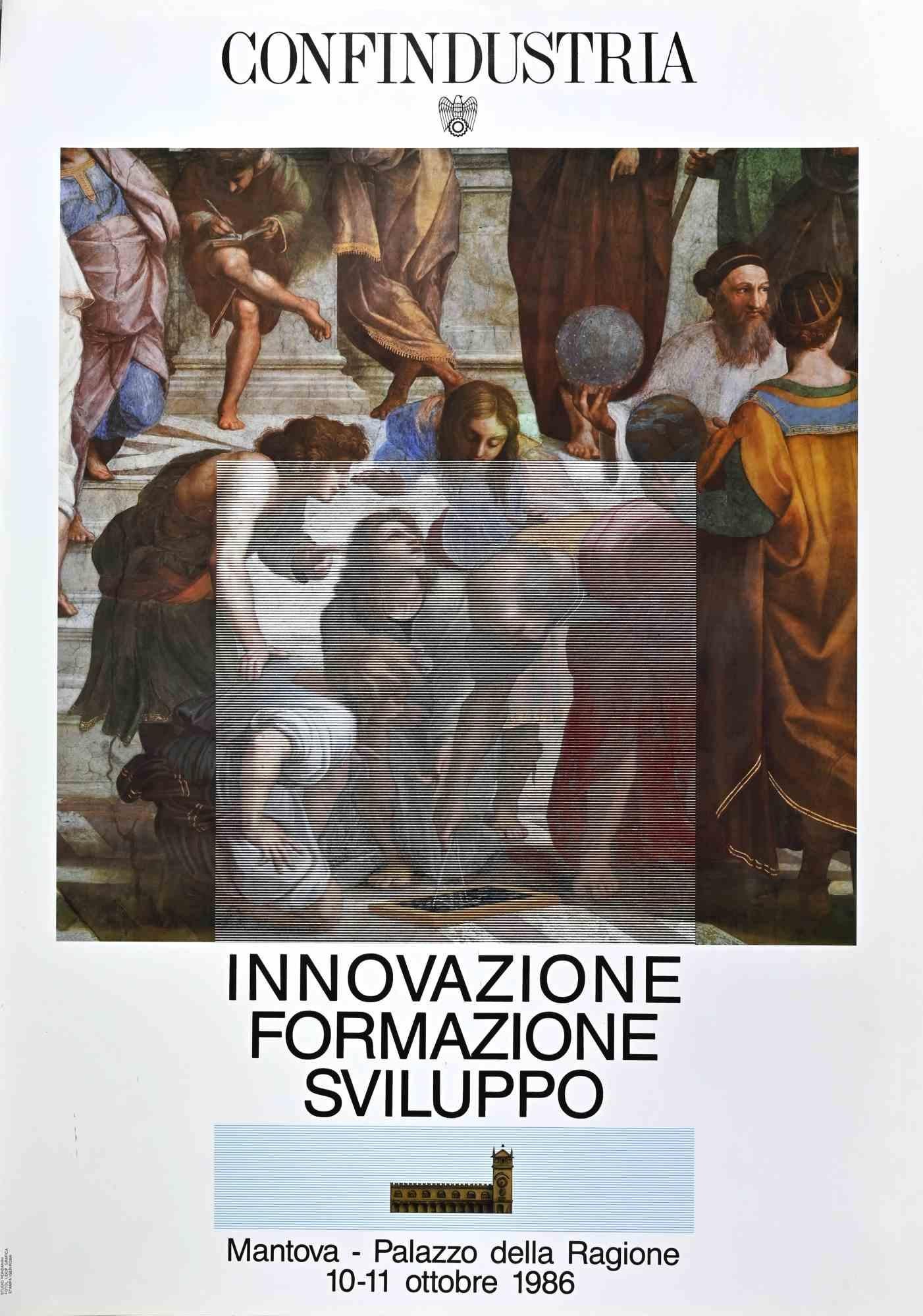 Unknown Figurative Print - Confindustria. Innovazione Formazione Sviluppo - Offset - 1986