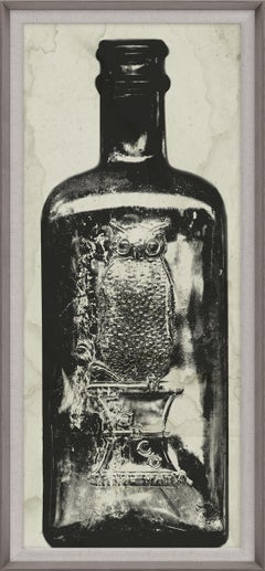 Copper River Bottles, No. 1, framed